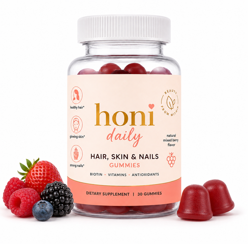 1 Bottle Honi Daily Gummy - Hair,Skin & Nails