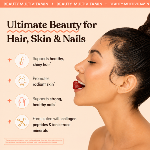 3 Bottle Honi Daily Gummy - Hair,Skin & Nails